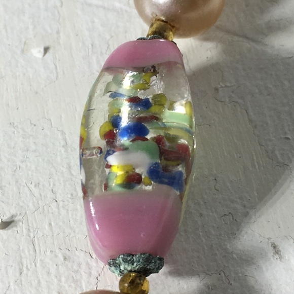 Vintage Glass Beaded Japan Signed Faux Pearls - Picture 5 of 8